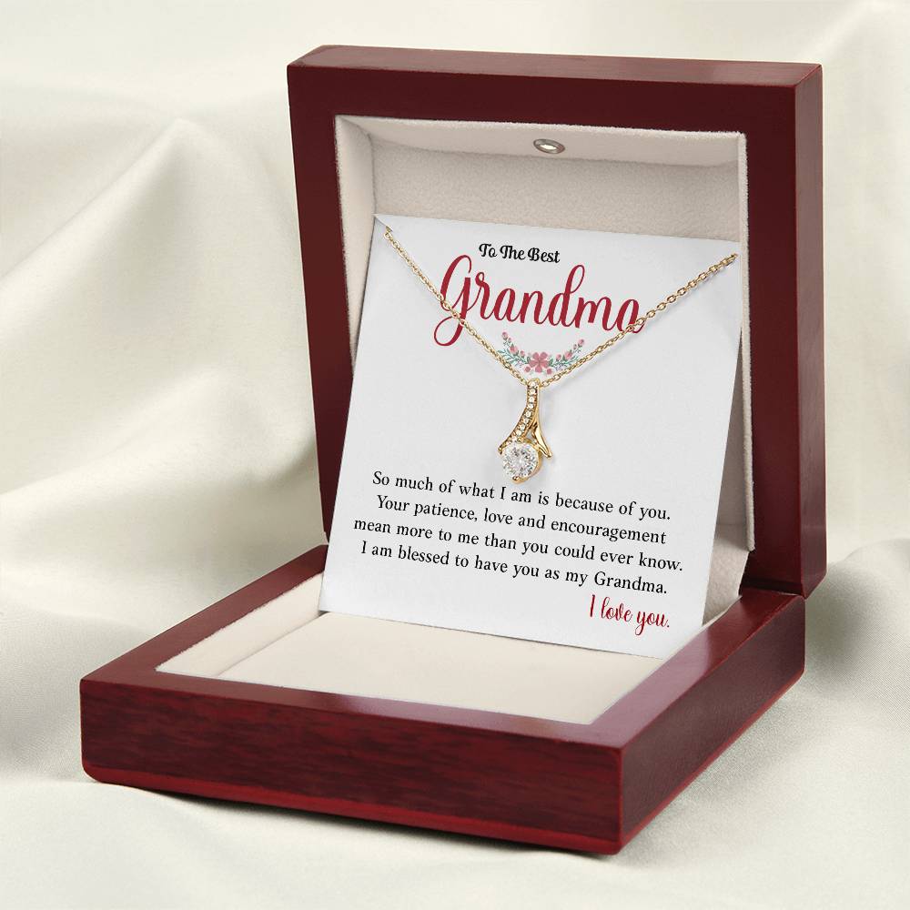 To The Best Grandma Heartfelt Necklace Gift Best Grandma Necklace Gift Heartfelt Gift For Grandma Sentimental Jewelry For Grandmother Jewelry Gift For Grandma Granddaughter To Grandma Gift Special Gift For Grandma Meaningful Gift For Grandma