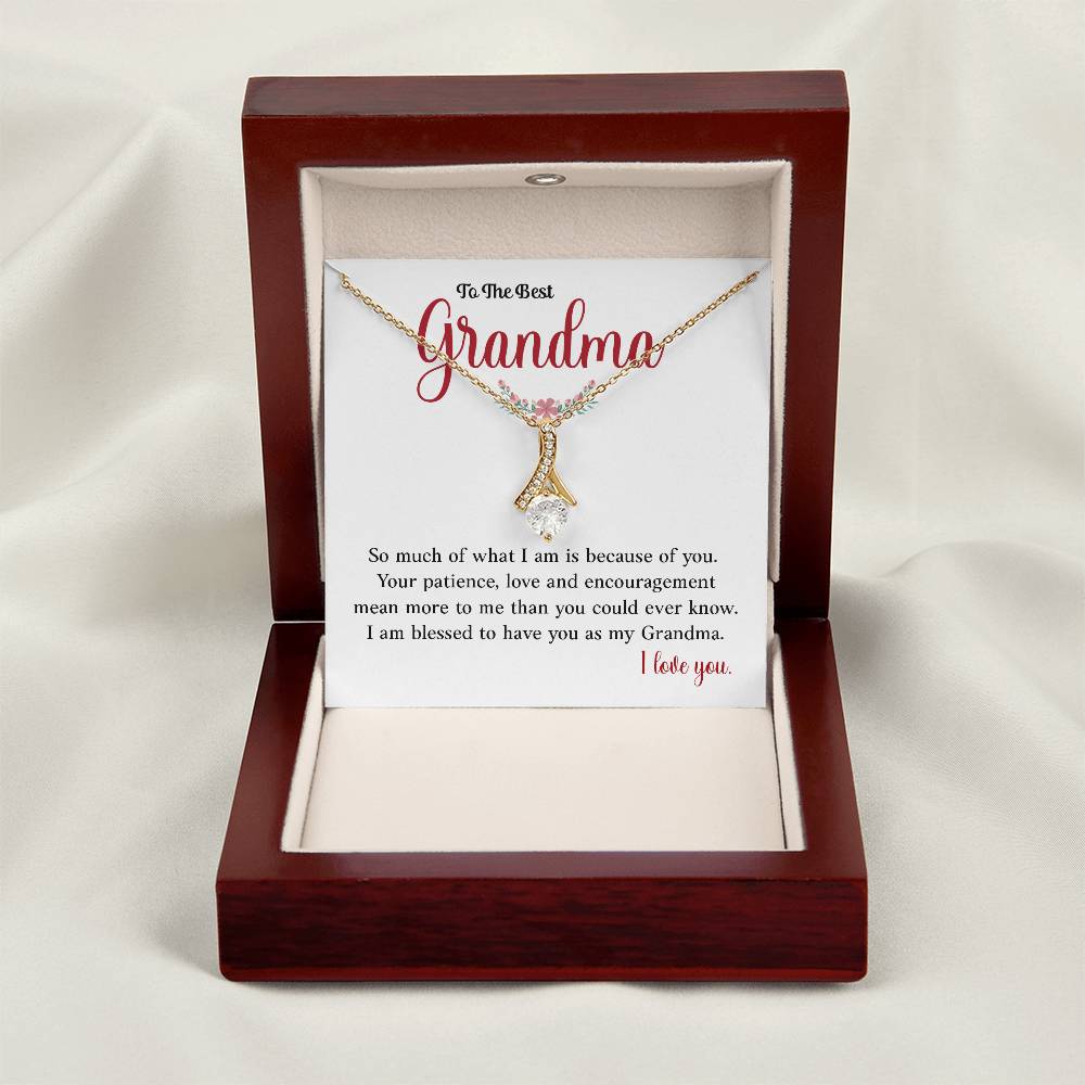 To The Best Grandma Heartfelt Necklace Gift Best Grandma Necklace Gift Heartfelt Gift For Grandma Sentimental Jewelry For Grandmother Jewelry Gift For Grandma Granddaughter To Grandma Gift Special Gift For Grandma Meaningful Gift For Grandma