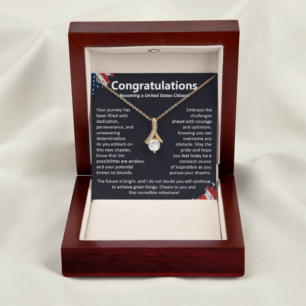 Congratulations On Becoming A United States Citizen Congratulations On Citizenship Proud New Citizen Gift Celebratory Jewelry For New Citizens Supportive Gift For New Citizens Life Journey Jewelry Personalized Gift For Citizens Hope And Pride Jewelry