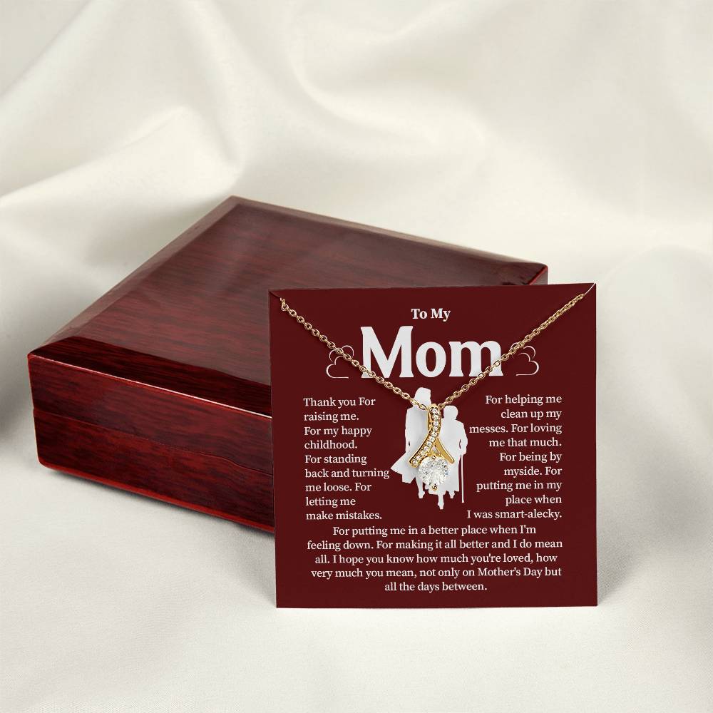 Gift for Mom from Daughter – Necklace with Gift Box