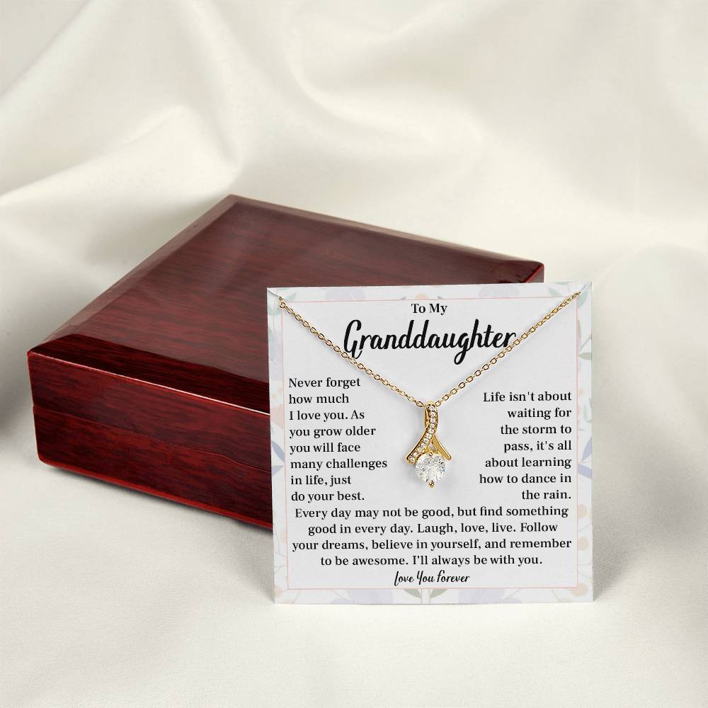 Granddaughter Inspirational Necklace Gift for Her