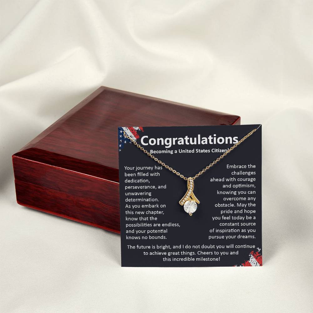 Congratulations On Becoming A United States Citizen Congratulations On Citizenship Proud New Citizen Gift Celebratory Jewelry For New Citizens Supportive Gift For New Citizens Life Journey Jewelry Personalized Gift For Citizens Hope And Pride Jewelry