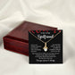 To My Loving Girlfriend Necklace with Message Card