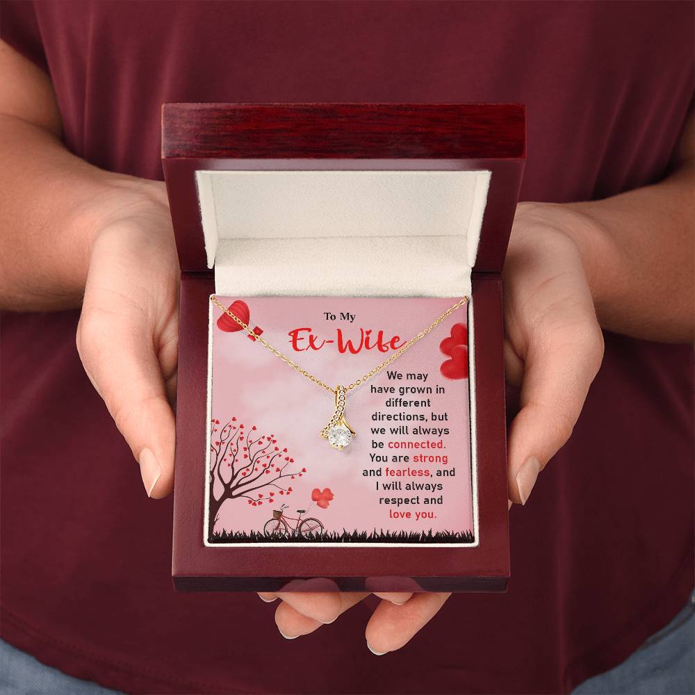 Ex-Wife Necklace Gift – Love & Respect Message Card