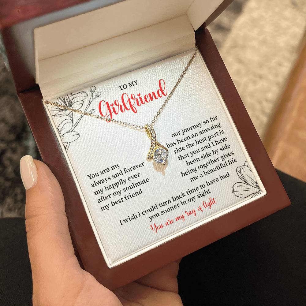 To My Girlfriend - Jewelry Gift with Message Card