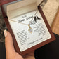 Emotional Girlfriend Necklace Gift with Message Card