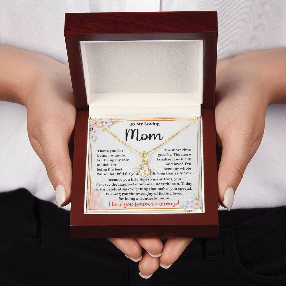 Mother Necklace Gift for Birthday with Gift Box