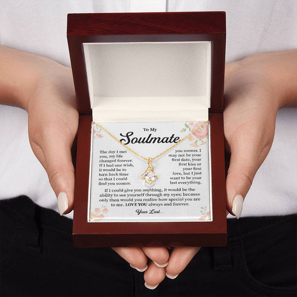 Soulmate Pendant Necklace for Her – Gift Box Jewelry