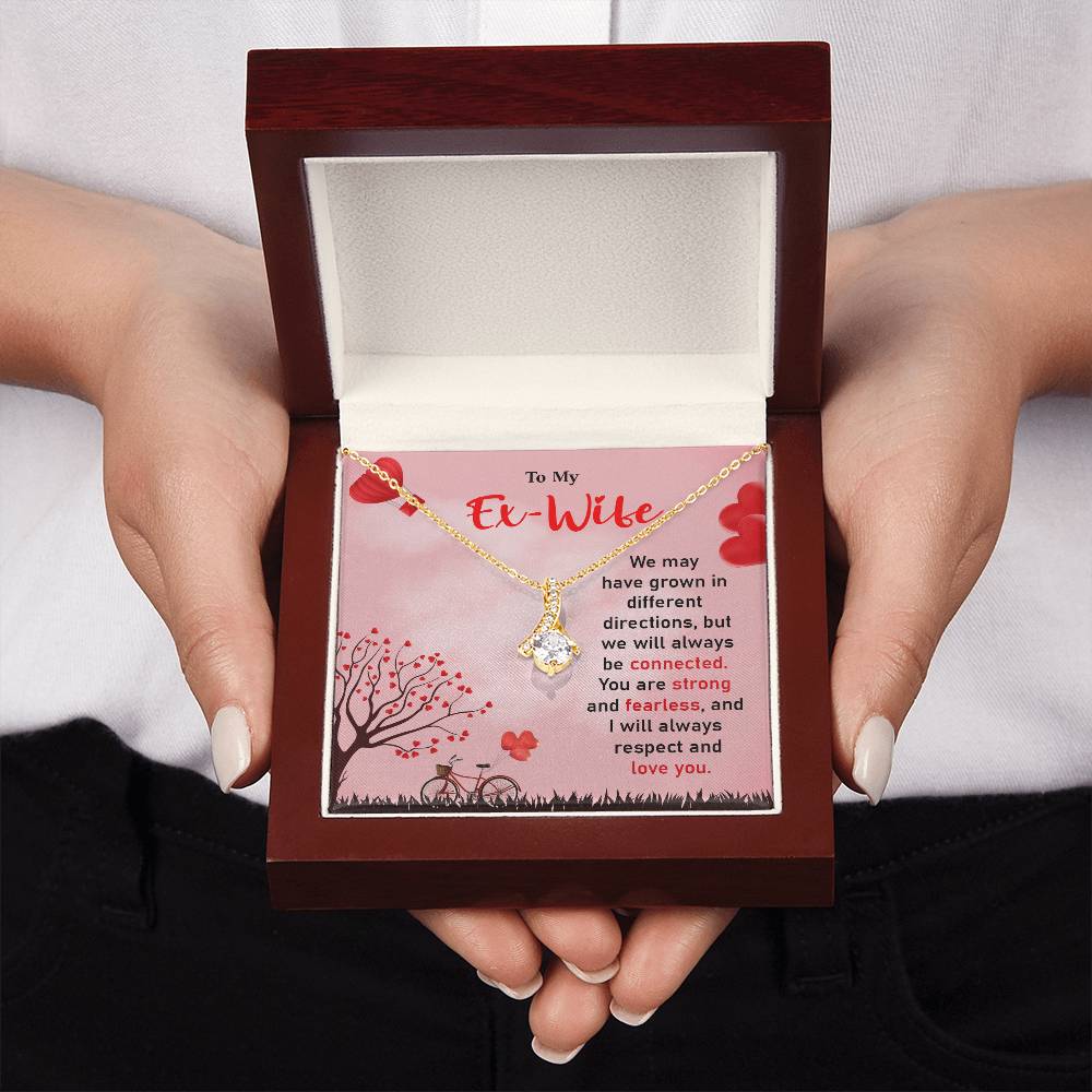 Ex-Wife Necklace Gift – Love & Respect Message Card