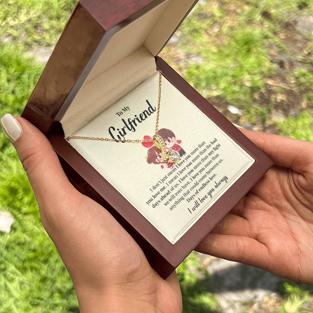 To my girlfriend I don't  just