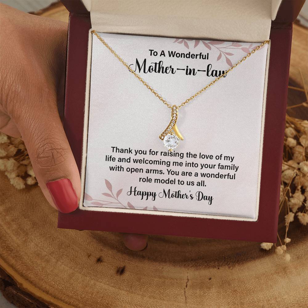 Mother-in-Law Mother’s Day Necklace Gift from Family