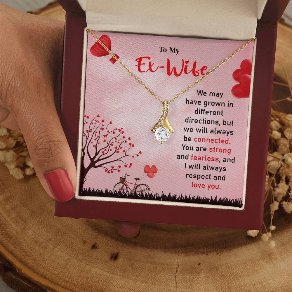 Ex-Wife Necklace Gift – Love & Respect Message Card
