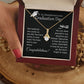 Graduation Necklace Gift For Girl With Encouragement Card