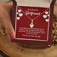 Beautiful Girlfriend Love Necklace with Message Card