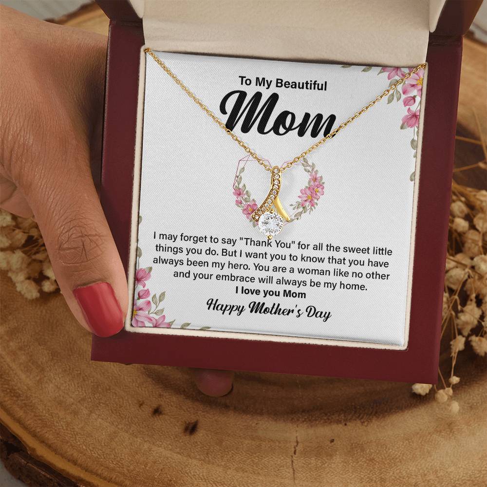 Beautiful Mom Gift for Mother’s Day with Card