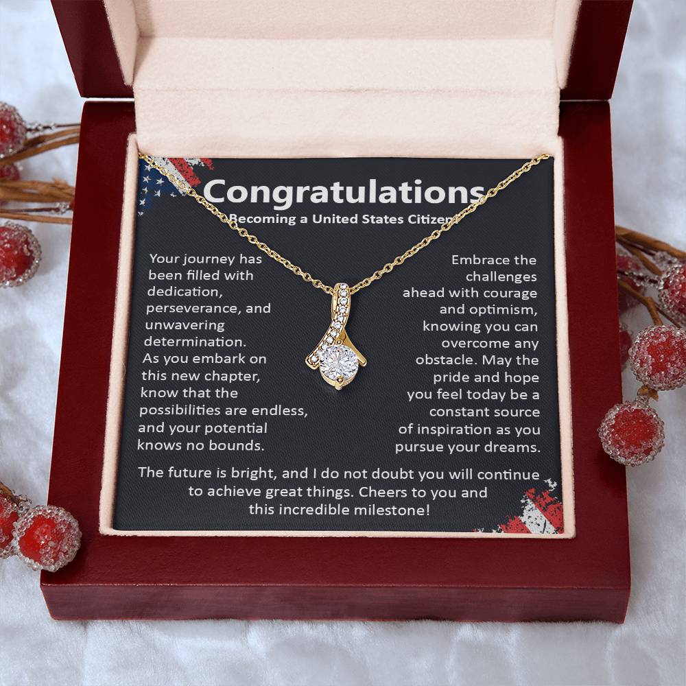 Congratulations On Becoming A United States Citizen Congratulations On Citizenship Proud New Citizen Gift Celebratory Jewelry For New Citizens Supportive Gift For New Citizens Life Journey Jewelry Personalized Gift For Citizens Hope And Pride Jewelry