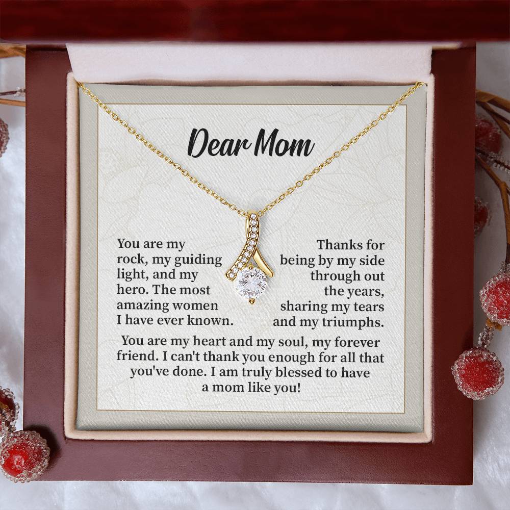 Dear Mom Thank You Necklace Necklace For My Forever Friend Heart And Soul Necklace Necklace Celebrating Our Bond My Amazing Mom Gift Love And Appreciation Gift Necklace Of Endless Devotion