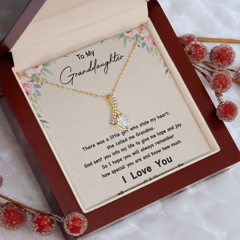 To my granddaughter