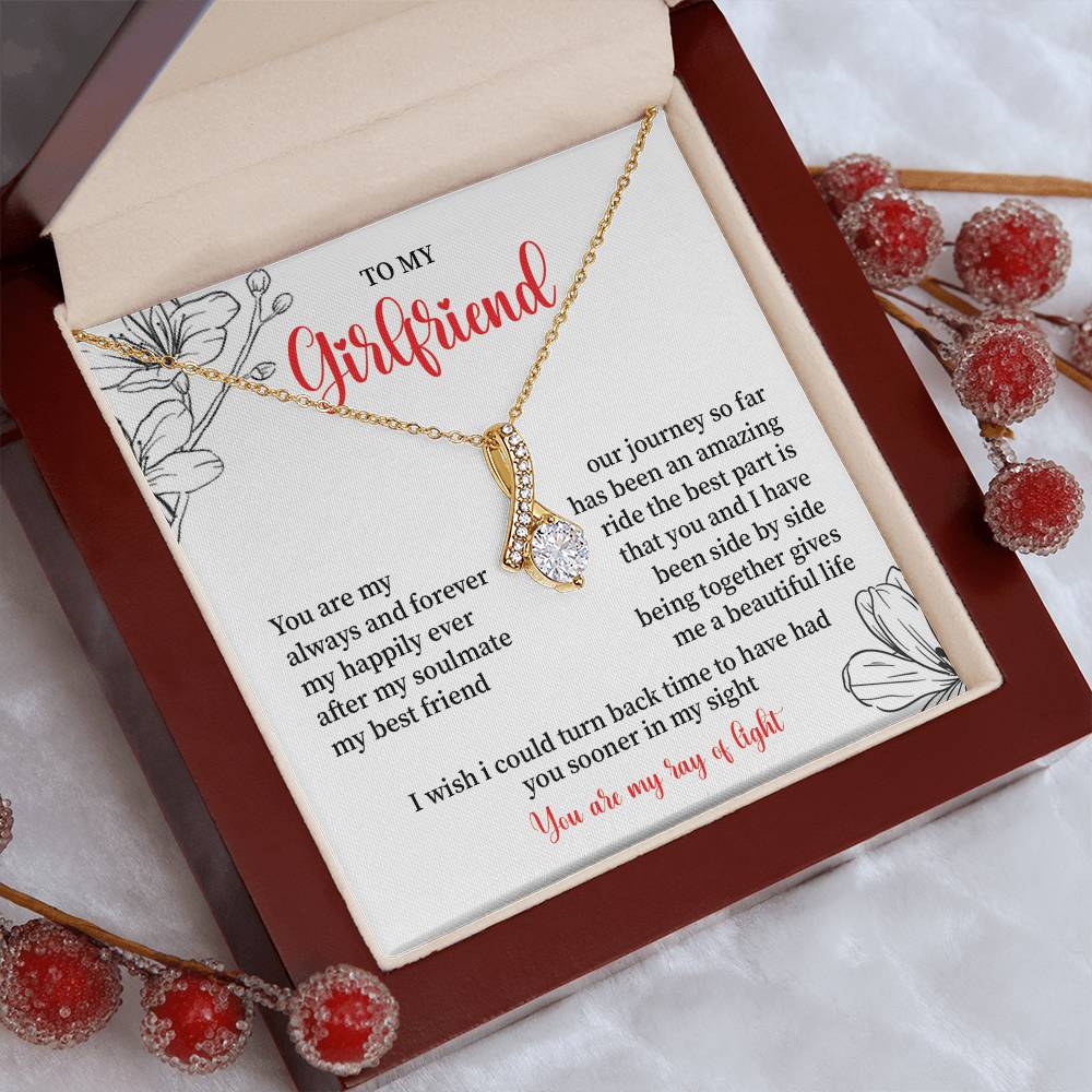 To My Girlfriend - Jewelry Gift with Message Card