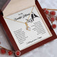 Emotional Girlfriend Necklace Gift with Message Card