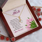 Gift for Mom from Daughter – Necklace with Message Card