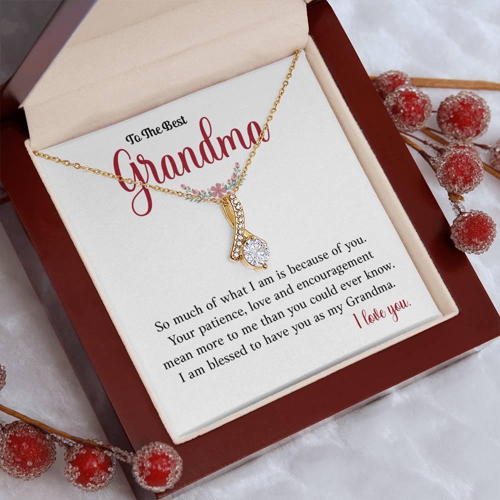 To The Best Grandma Heartfelt Necklace Gift Best Grandma Necklace Gift Heartfelt Gift For Grandma Sentimental Jewelry For Grandmother Jewelry Gift For Grandma Granddaughter To Grandma Gift Special Gift For Grandma Meaningful Gift For Grandma