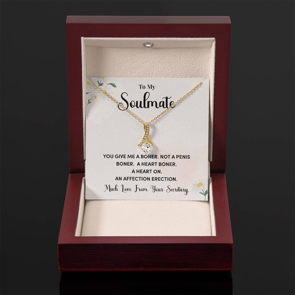 Funny Gift for Girlfriend from Secretary Necklace Box