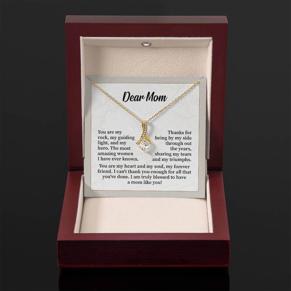 Dear Mom Thank You Necklace Necklace For My Forever Friend Heart And Soul Necklace Necklace Celebrating Our Bond My Amazing Mom Gift Love And Appreciation Gift Necklace Of Endless Devotion