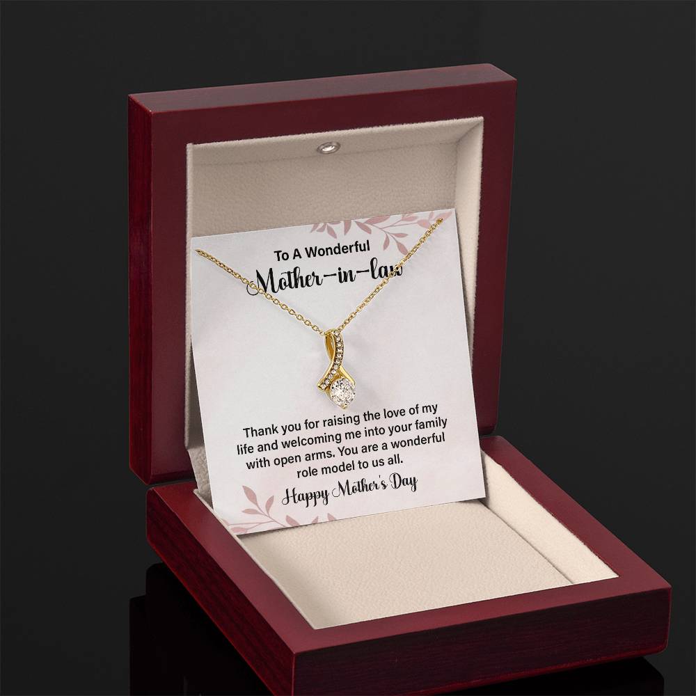 Mother-in-Law Mother’s Day Necklace Gift from Family