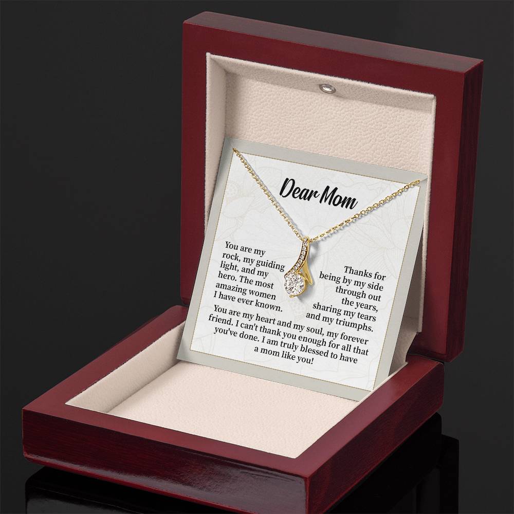 Dear Mom Thank You Necklace Necklace For My Forever Friend Heart And Soul Necklace Necklace Celebrating Our Bond My Amazing Mom Gift Love And Appreciation Gift Necklace Of Endless Devotion