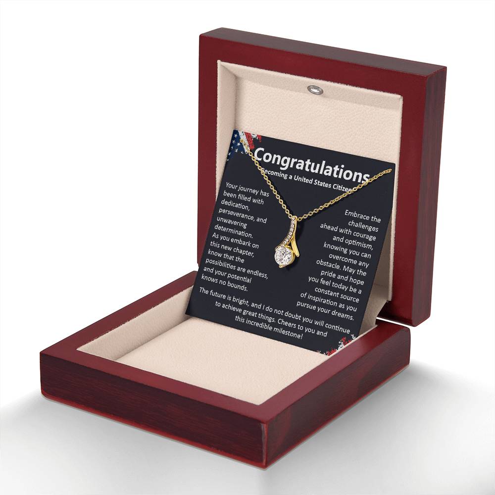 Congratulations On Becoming A United States Citizen Congratulations On Citizenship Proud New Citizen Gift Celebratory Jewelry For New Citizens Supportive Gift For New Citizens Life Journey Jewelry Personalized Gift For Citizens Hope And Pride Jewelry