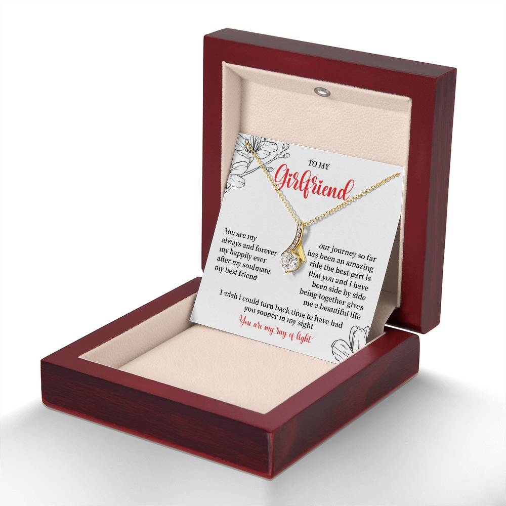 To My Girlfriend - Jewelry Gift with Message Card