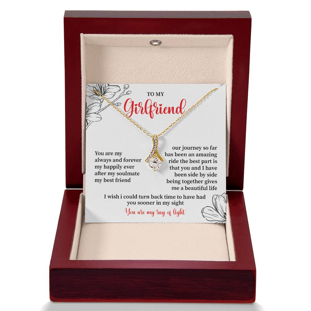 To My Girlfriend - Jewelry Gift with Message Card