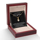Engagement Necklace Gift for Daughter – Elegant Pendant with Card