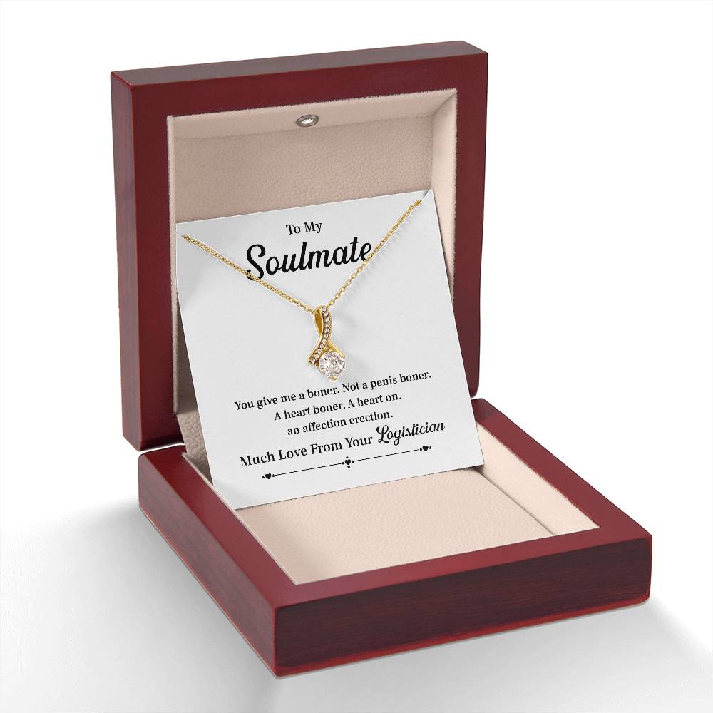 Funny Soulmate Necklace from Logistician