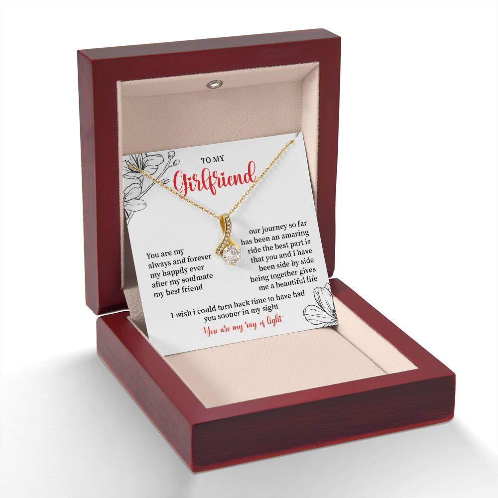 To My Girlfriend - Jewelry Gift with Message Card