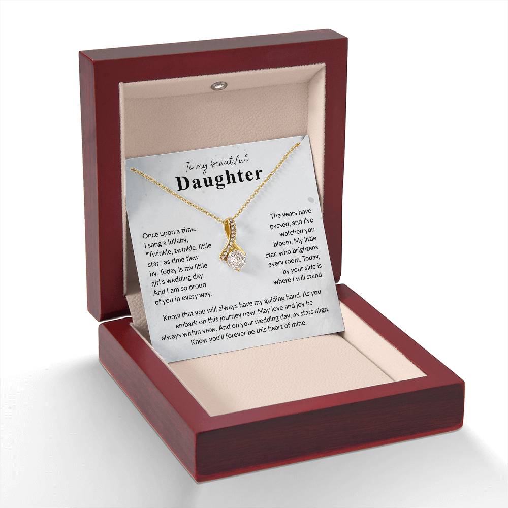 Wedding Day Gift for Daughter – Guiding Hand Poem Message Box