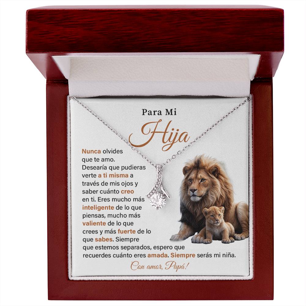 Collar Para Mi Hija de Papá – Mensaje de Amor y Orgullo