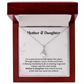 Mother & Daughter Necklace Gift With Heartfelt Card