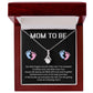 Gift for Mom to Be – Necklace with Message Card and Box