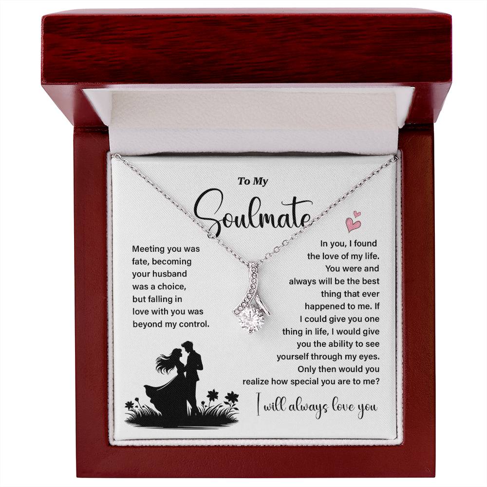 Soulmate Necklace Gift for Wife – Love Message Box