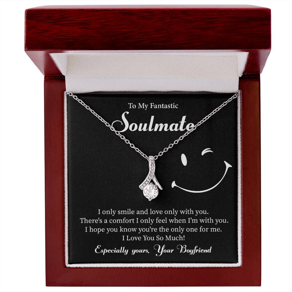 Soulmate Necklace Gift from Boyfriend – Gift Box