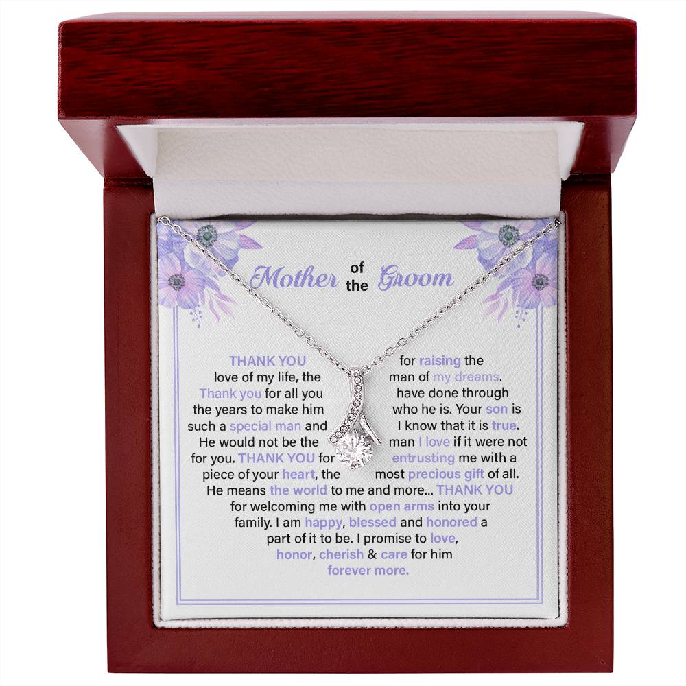 Gift for Mother of Groom from Bride – Message Card