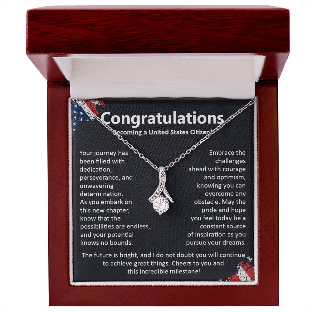 Congratulations On Becoming A United States Citizen Congratulations On Citizenship Proud New Citizen Gift Celebratory Jewelry For New Citizens Supportive Gift For New Citizens Life Journey Jewelry Personalized Gift For Citizens Hope And Pride Jewelry