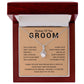 Necklace for Groom’s Mom with Love Message