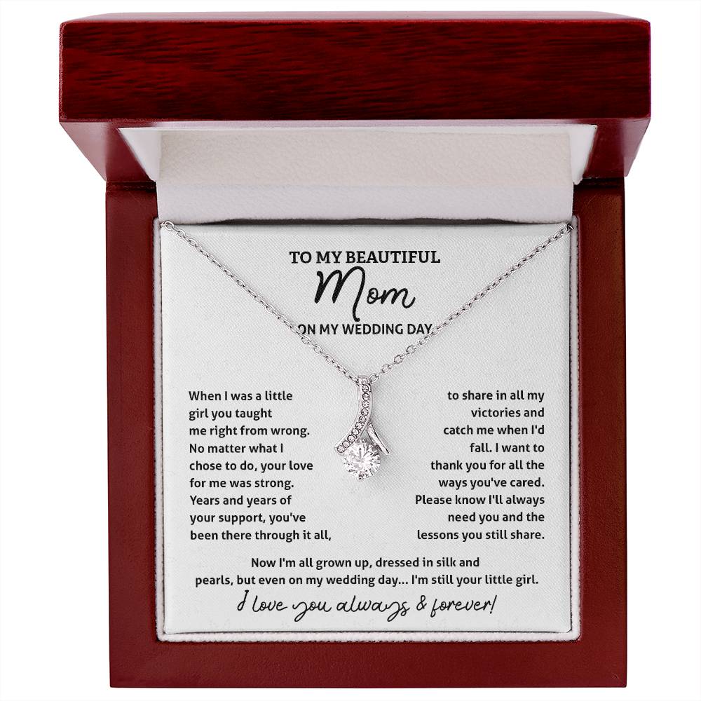 Wedding Day Gift for Mom – Poetic Necklace Box