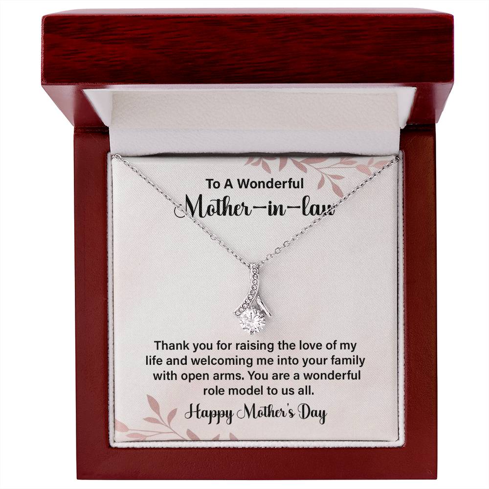 Mother-in-Law Mother’s Day Necklace Gift from Family