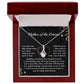 Mother of Groom Necklace Gift from Bride Message Card