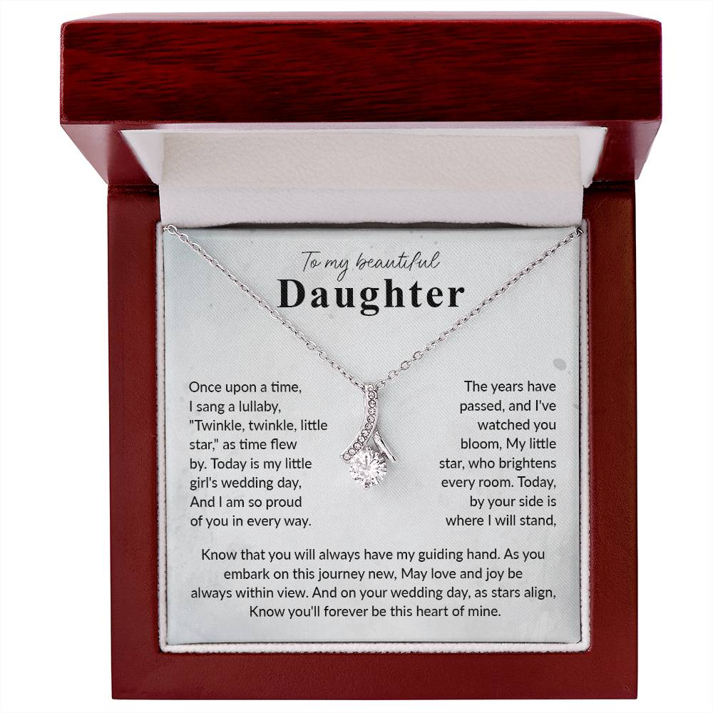Wedding Day Gift for Daughter – Guiding Hand Poem Message Box