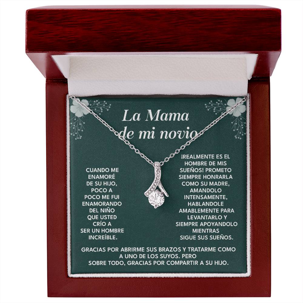 Collar Para La Mamá De Mi Novio Regalo De Agradecimiento Para Suegra Mensaje Emotivo Para La Madre De Mi Novio Agradecimiento Por Criar Al Hombre De Mis Sueños Collar Con Dedicatoria Para Suegra Regalo De Amor Y Gratitud Collar Para La Madre Del Hombre